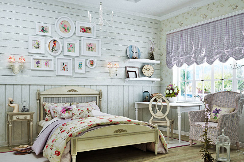 a girl's bedroom with a bed and a dresser.