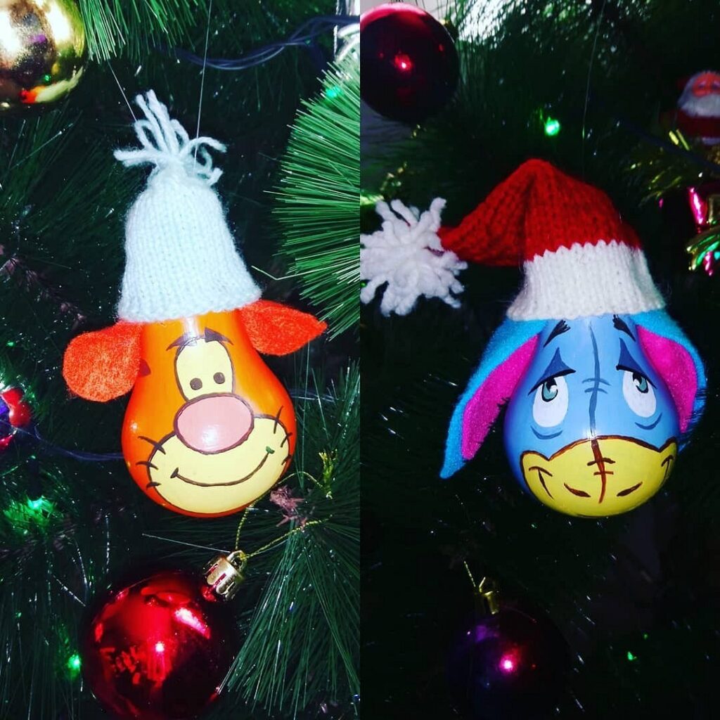 Winnie the pooh christmas ornaments.