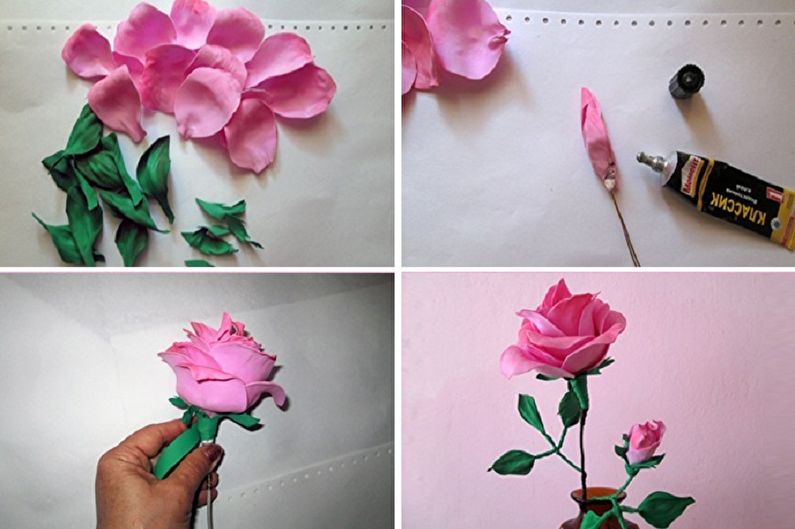 How to make a paper rose.