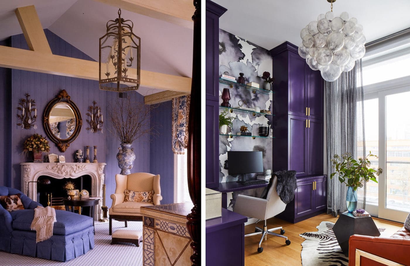 Purple Color in Interior Design 2023: Tips for Perfect Home Space