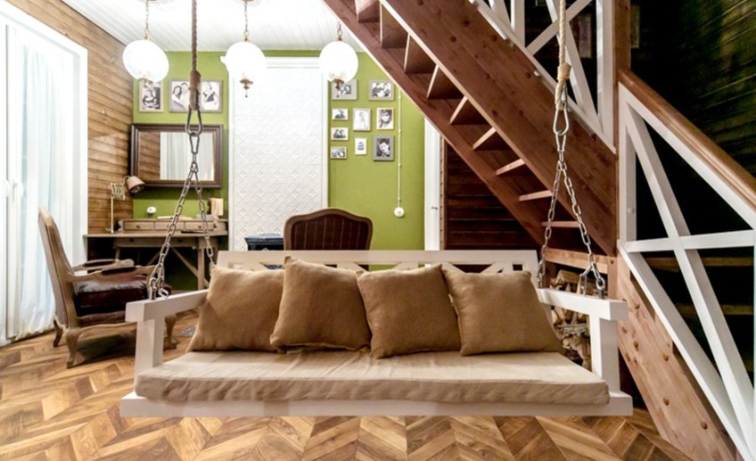 Swings in the apartment 15 examples